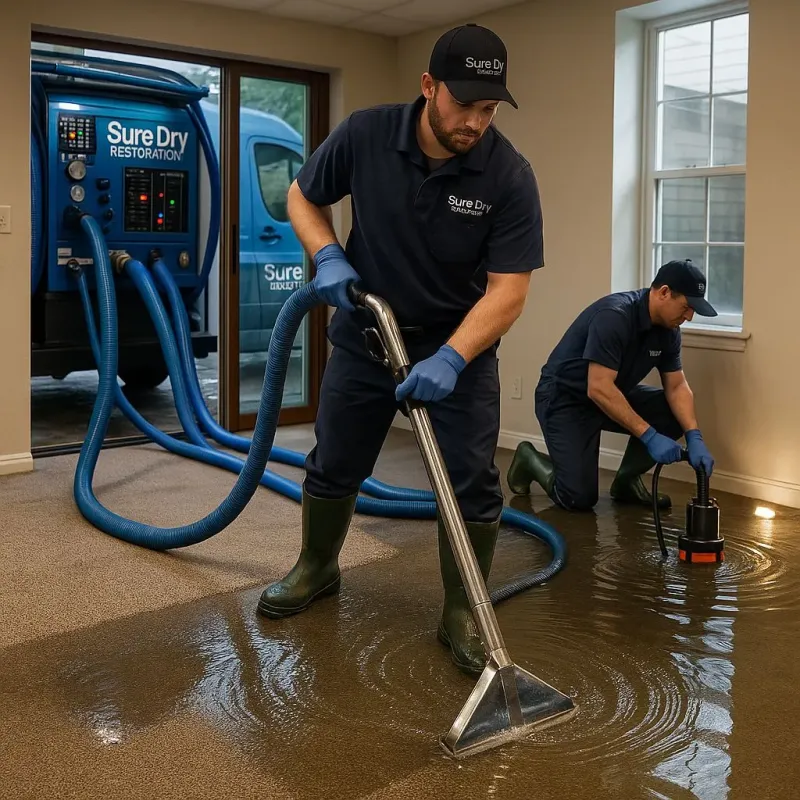 Water Extraction and Removal process in Fort Mill, SC